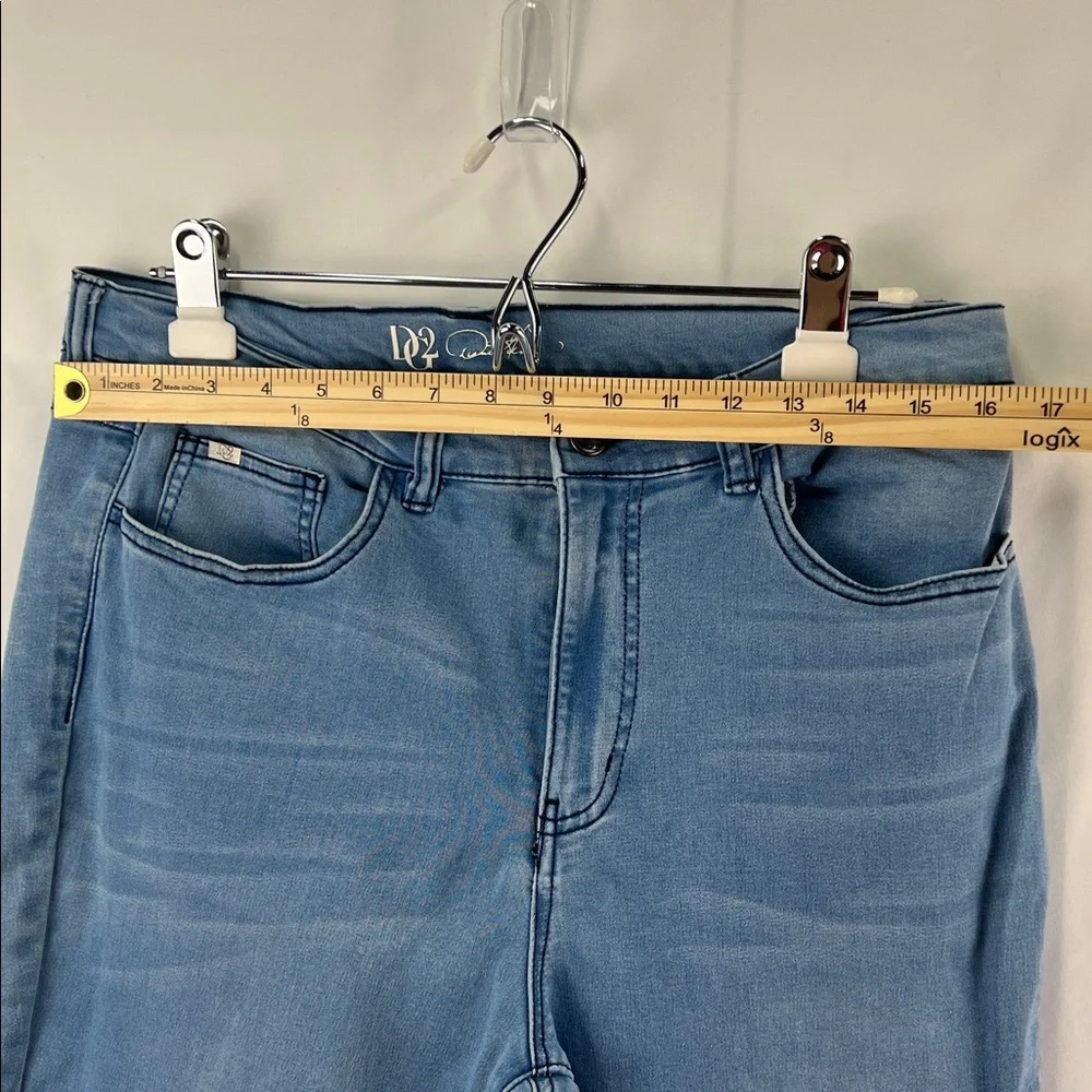 DG2 - Women’s Jeans - Size 12 - Light to Med Blue - Soft - Bedazzled